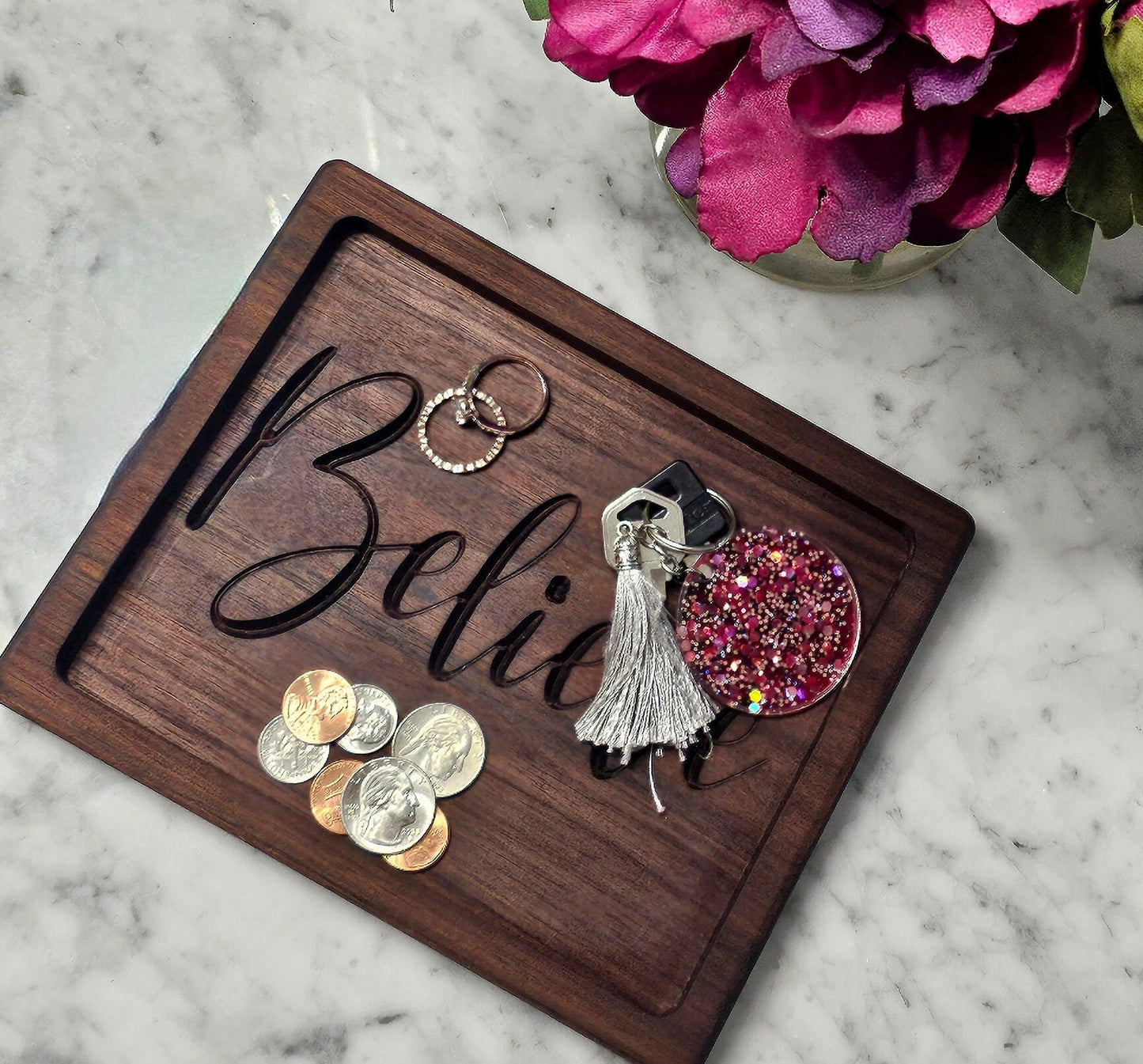 Personalized Walnut Tray