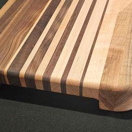 Walnut & Maple Ombre Cutting Board | Kitchen Knife Board