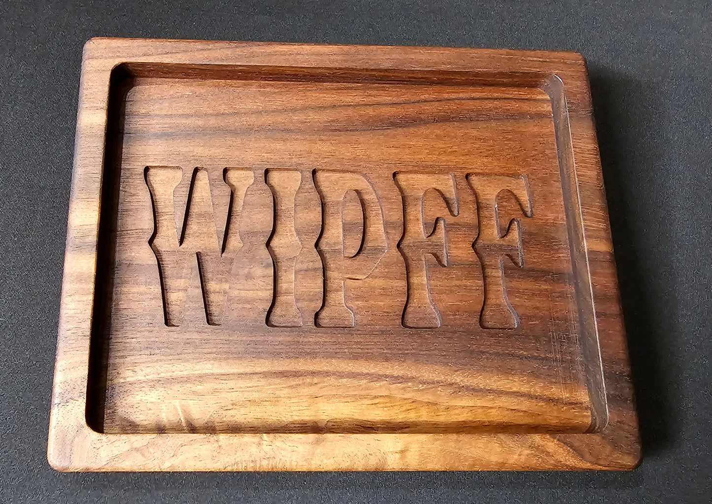 Personalized Walnut Tray