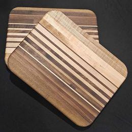 Walnut & Maple Ombre Cutting Board | Kitchen Knife Board